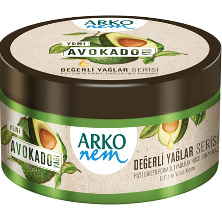 Arko Nem Değerli Yağlar Avokado Yağı 250 ml Nemlendirici Krem