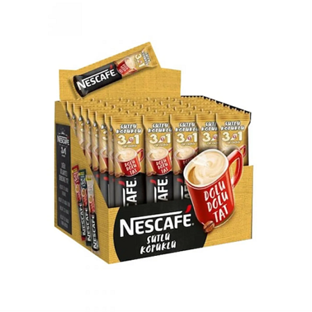 Nescafe 3 ü 1 Arada Sütlü Köpüklü Kahve 48 li